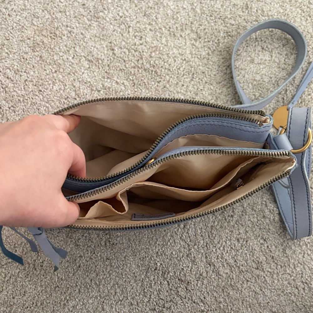 Margot Light Blue Crossbody Bag - Picture 4 of 6